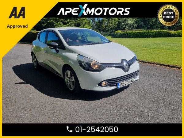 Renault Clio Hatchback, Petrol, 2015, White