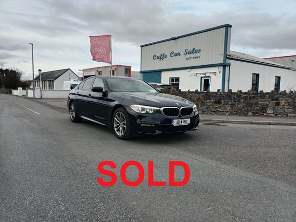 BMW 5-Series Saloon, Diesel, 2018, Black