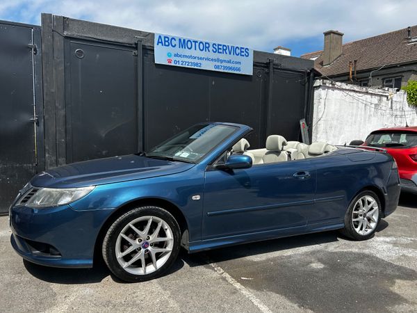 Saab 9-3 Convertible, Ethanol Petrol, 2008, Blue