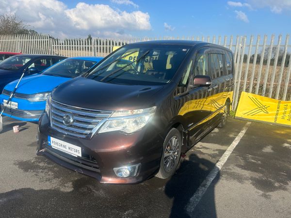 Nissan Serena MPV, Petrol Hybrid, 2015, Brown