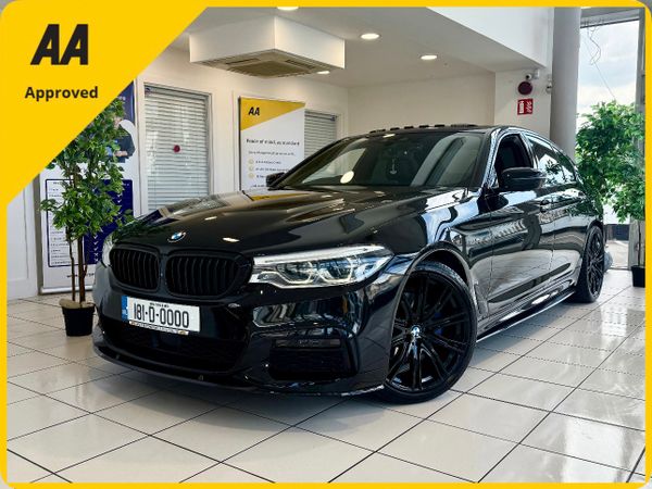 BMW 5-Series Saloon, Diesel, 2018, Black