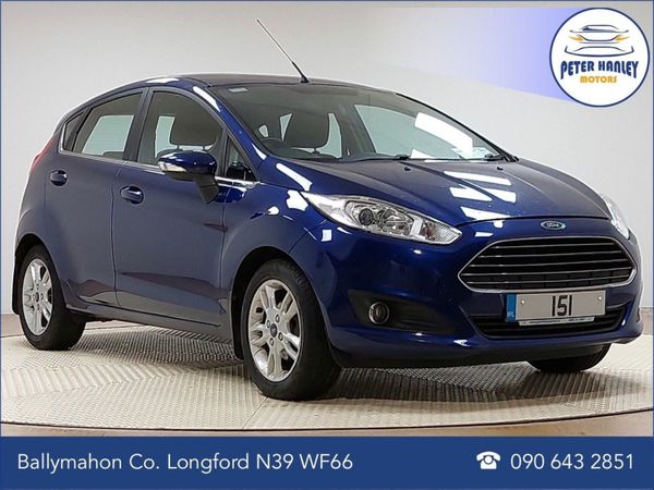 Ford Fiesta Hatchback, Petrol, 2015, Blue