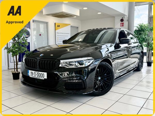 BMW 5-Series Saloon, Petrol Plug-in Hybrid, 2019, Black