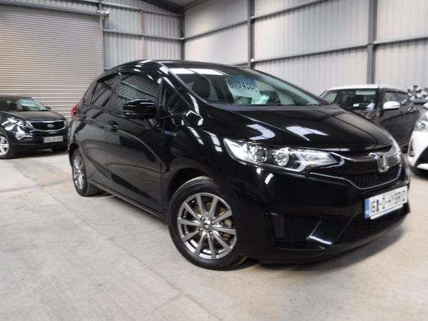 Honda Fit Hatchback, Petrol Hybrid, 2016, Black