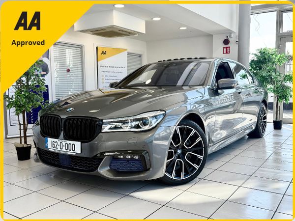 BMW 7-Series Saloon, Petrol Plug-in Hybrid, 2016, Grey