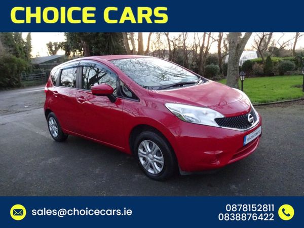 Nissan Note Hatchback, Petrol, 2016, Red