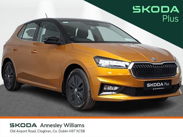 Skoda Fabia Hatchback, Petrol, 2022, Orange