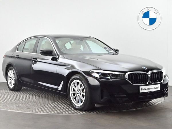 BMW 5-Series Saloon, Diesel Hybrid, 2023, Black