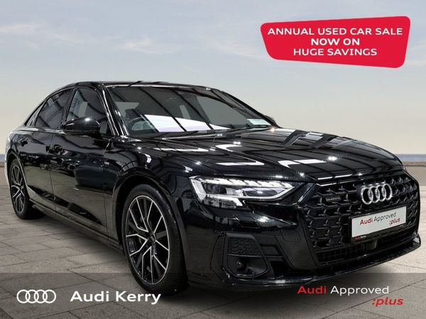 Audi A8 Saloon, Petrol Plug-in Hybrid, 2023, Black
