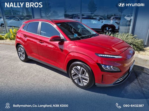 Hyundai KONA Hatchback, Electric, 2021, Red