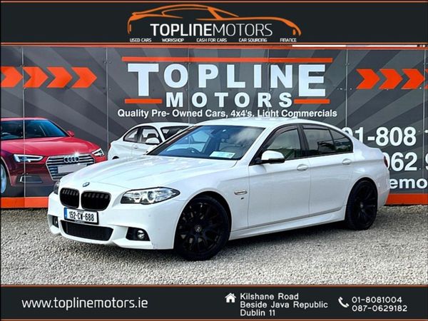 BMW 5-Series Saloon, Diesel, 2015, White