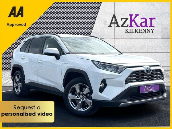 Toyota RAV4 SUV, Petrol Hybrid, 2019, White