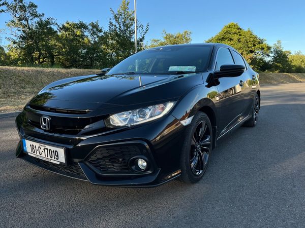 Honda Civic Hatchback, Diesel, 2018, Black