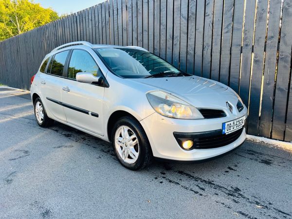 Renault Clio Estate, Petrol, 2008, Silver