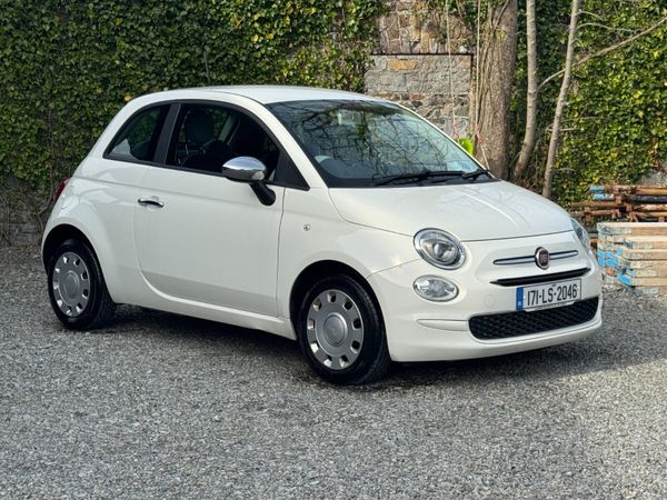 Fiat 500 Hatchback, Petrol, 2017, White