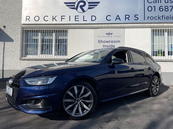 Audi A4 Estate, Diesel Hybrid, 2022, Blue