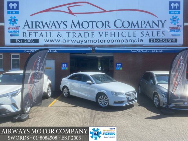 Audi A3 Saloon, Petrol, 2015, White