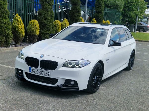 BMW 5-Series Estate, Diesel, 2015, White