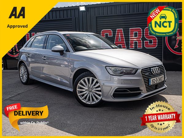 Audi A3 Hatchback, Petrol Hybrid, 2015, Silver