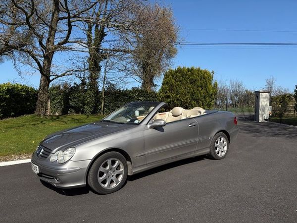 Mercedes-Benz CLK Convertible, Petrol, 2005, Silver