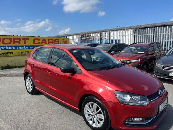 Volkswagen Polo Hatchback, Petrol, 2015, Red