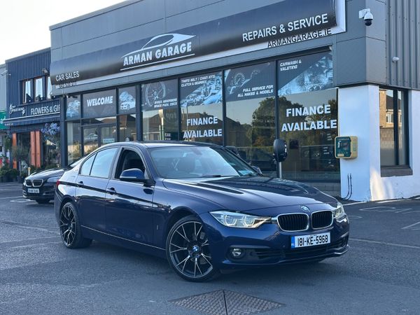 BMW 3-Series Saloon, Petrol Plug-in Hybrid, 2018, Blue