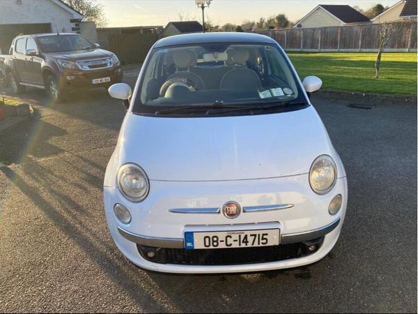 Fiat 500 Hatchback, Petrol, 2008, Blue