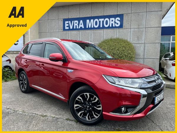Mitsubishi Outlander SUV, Petrol Plug-in Hybrid, 2015, Red