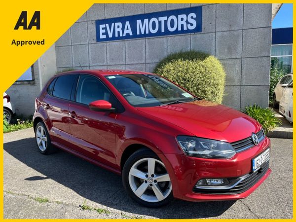Volkswagen Polo Hatchback, Petrol, 2016, Red