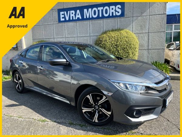 Honda Civic Saloon, Petrol, 2019, Grey