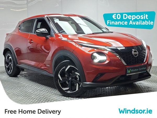 Nissan Juke SUV, Petrol Hybrid, 2024, Red