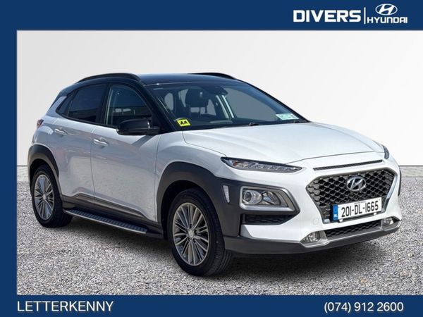 Hyundai KONA MPV, Petrol, 2020, White