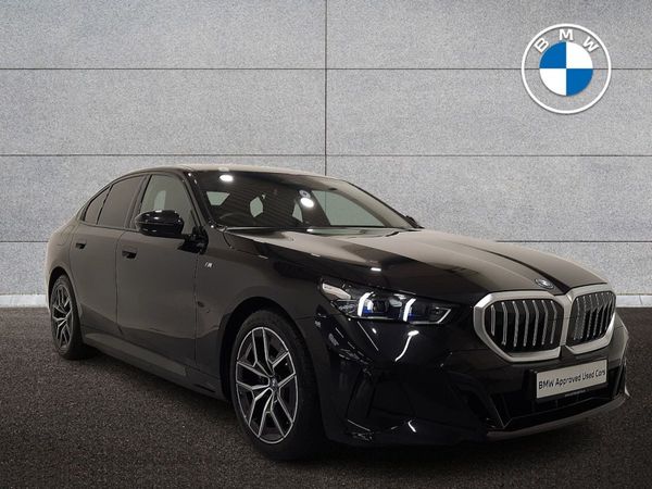 BMW 5-Series Saloon, Petrol Plug-in Hybrid, 2024, Black
