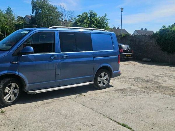 Volkswagen Transporter Van With Side Windows, Diesel, 2017, Blue