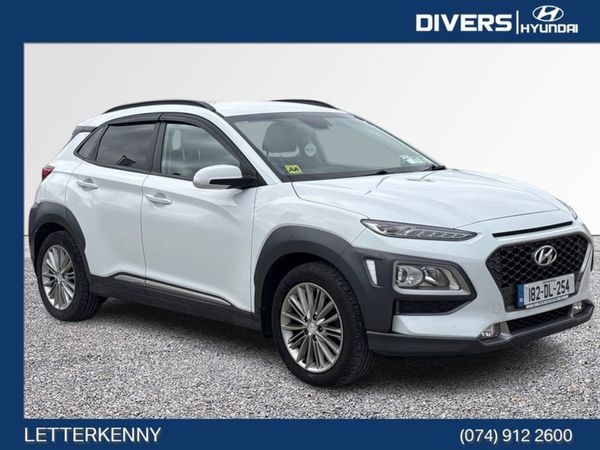 Hyundai KONA MPV, Petrol, 2018, White