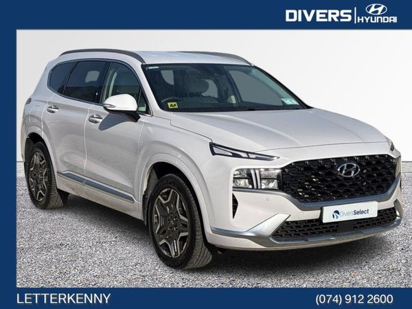 Hyundai Santa Fe Estate, Petrol Plug-in Hybrid, 2023, White