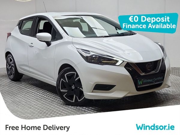 Nissan Micra Hatchback, Petrol, 2021, White