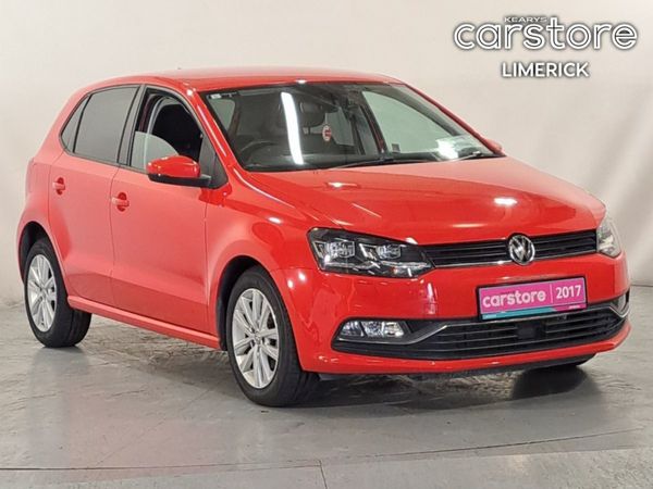 Volkswagen Polo Hatchback, Petrol, 2017, Red