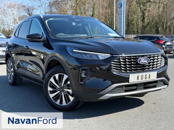 Ford Kuga SUV, Petrol Plug-in Hybrid, 2025, Black