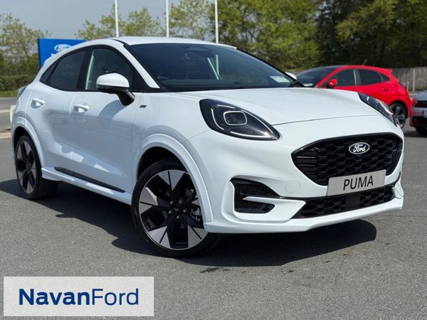 Ford Puma SUV, Petrol Hybrid, 2025, White