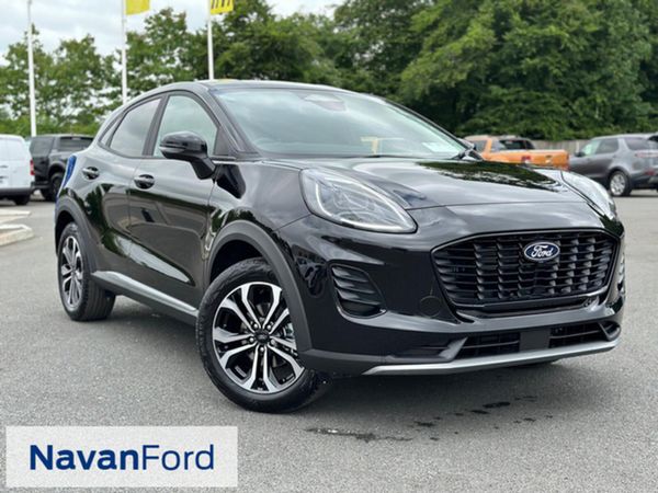 Ford Puma SUV, Petrol Hybrid, 2025, Black