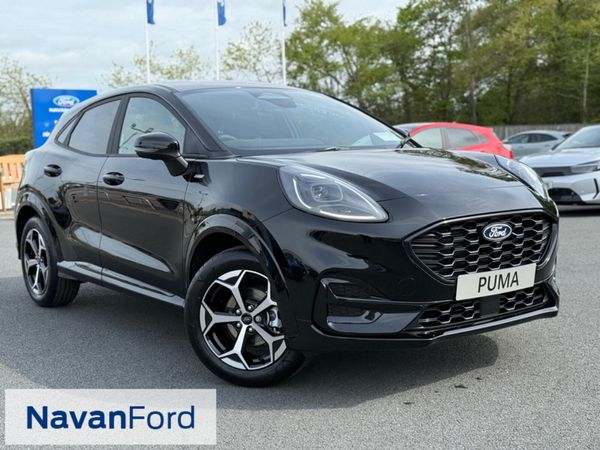 Ford Puma SUV, Petrol Hybrid, 2025, Black