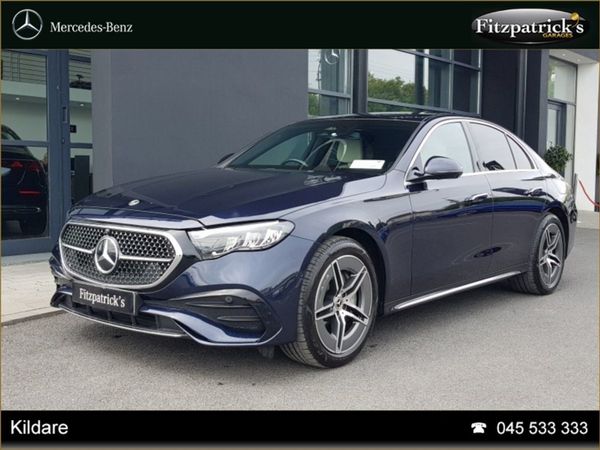 Mercedes-Benz E-Class Saloon, Diesel Plug-in Hybrid, 2024, Blue