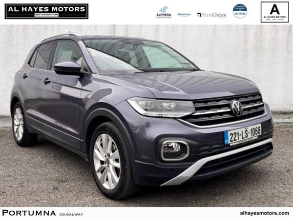 Volkswagen T-Cross SUV, Petrol, 2022, Grey