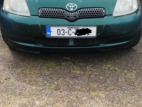 Toyota Yaris Hatchback, Petrol, 2003, Green