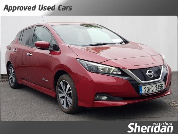 Nissan Leaf Hatchback, Electric, 2020, Red