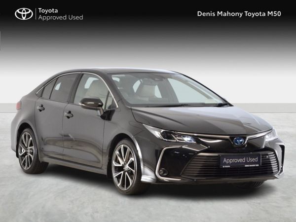 Toyota Corolla Saloon, Petrol Hybrid, 2022, Black