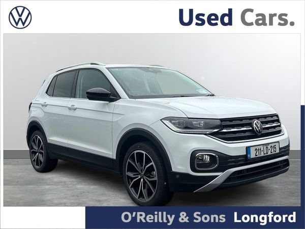 Volkswagen T-Cross SUV, Petrol, 2021, White