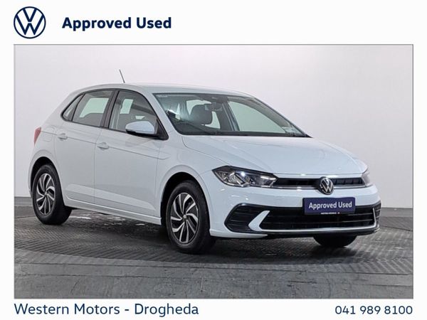 Volkswagen Polo Hatchback, Petrol, 2022, White