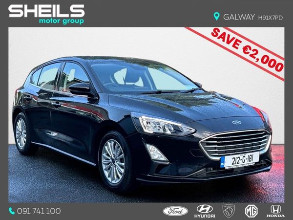 Ford Focus Hatchback, Petrol Hybrid, 2021, Black